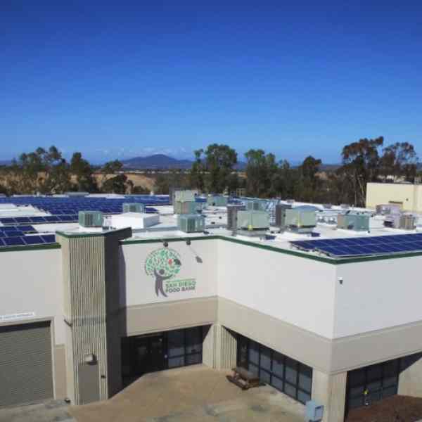 The Jacobs & Cushman San Diego Food Bank commercial solar san diego solutions